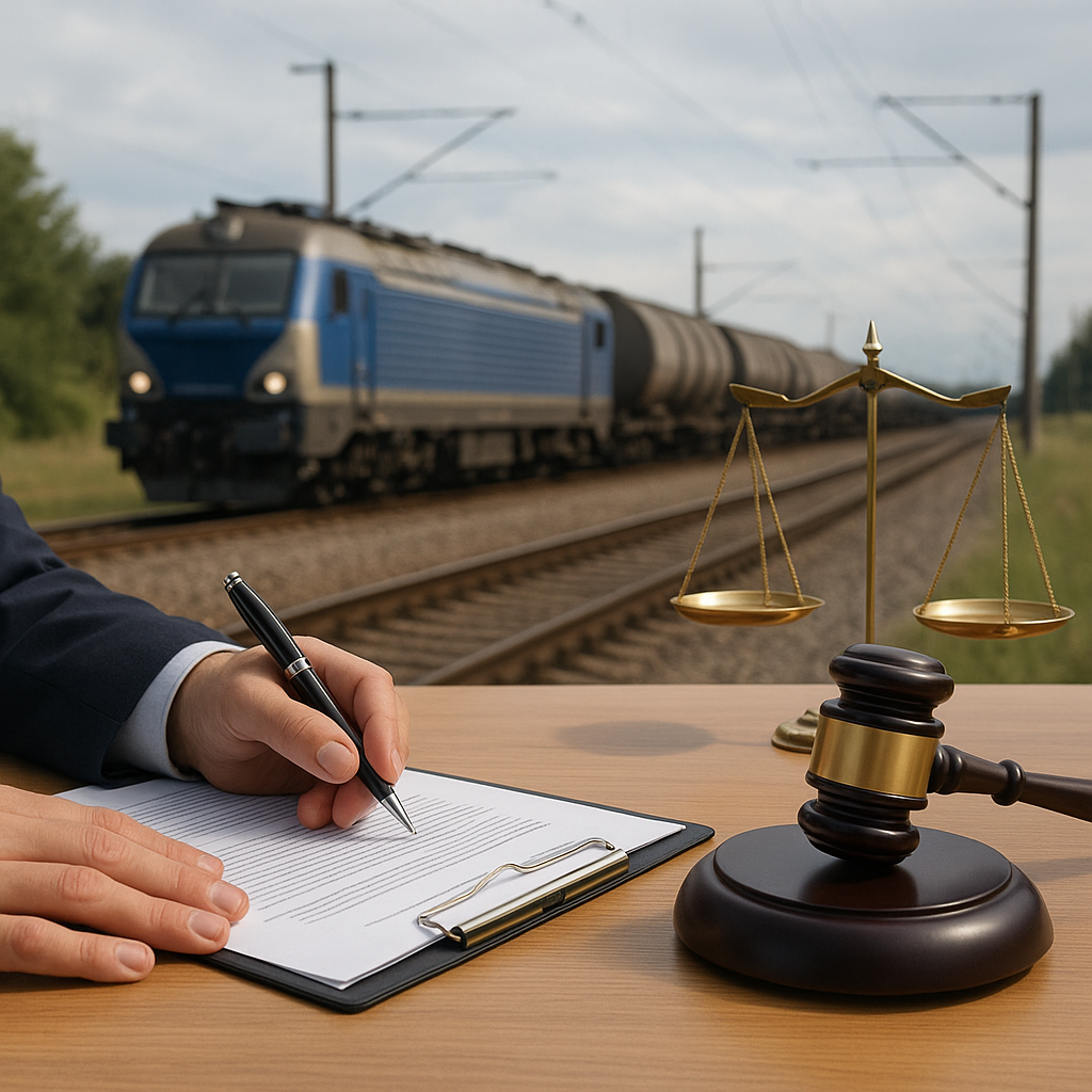 Odpowiedzialność prawna w transporcie kolejowym