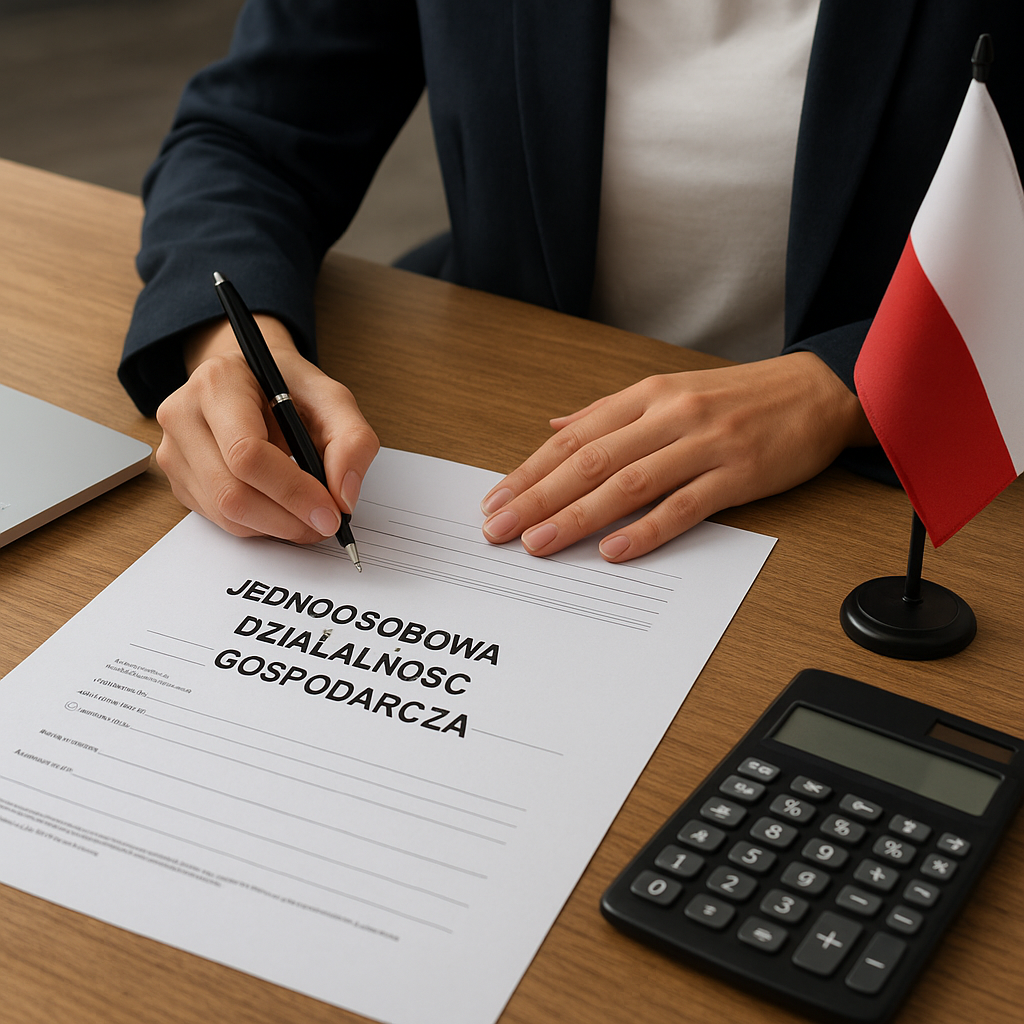 Jak założyć jednoosobową działalność gospodarczą w Polsce krok po kroku