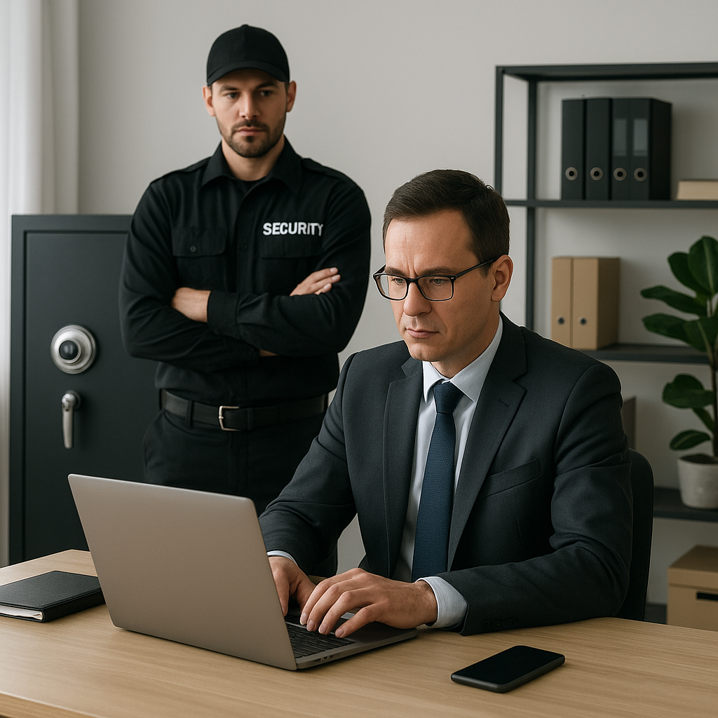 Bezpieczeństwo danych i mienia w firmie – obowiązki prawne przedsiębiorców