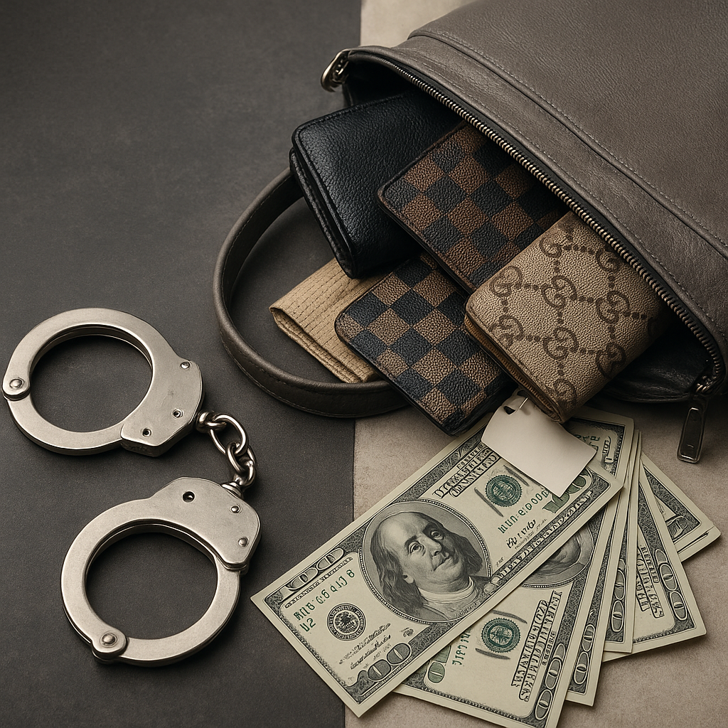 Co grozi za handel podrobionymi towarami